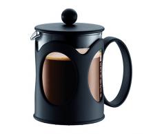 Bodum - 10683-01 - Kenya - Cafetière à Piston 4 Tasses - 0,5 L - Noire