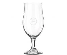 Verre à Bière Personnalisé avec Nom - Verre à Bière Gravé avec Nom: Personnalisable avec du Texte, Différents Designs et Polices Décriture