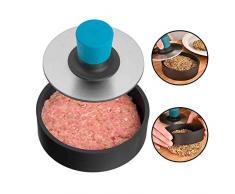 WMF 619446040 Presse Ã Burger, Acier Inoxydable, Transparent, 16,2 x 13,7 x 6,2 cm