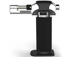 briquet Chalumeau de cuisine pour crème brûlée, Chefs torche au butane, cuisson Chalumeau culinaires de qualité professionnelle pour saisir, soudage à souder brasage rechargeable Outil