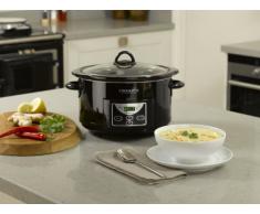 Crock-Pot SCCPRC507B-050 Mijoteuse numérique avec cocotte Four-4,7L (4-5 Personnes) -Compatible Lave-Vaisselle, Noir Brillant