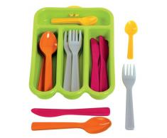 Gowi - 2050666 - Jeu Dimitation - Cuisine - Panier À Couverts - Venedig - 17 Pièces