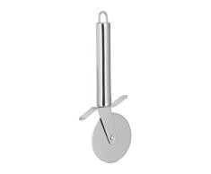 Relaxdays 10022557 Roulette INOX découpe Coupe-Pizza Manche Couteau à Pate, argenté, Acier Inoxydable, Silber, 19,5 x 7 x 2 cm