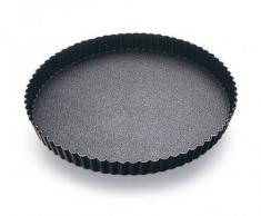 Gobel 226340 Moule à Tarte Rond Cannelé Anti-Adhérent Fond Fixe 28 cm