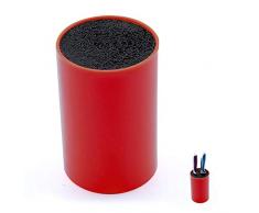 Petit porte-couteaux à couteaux universel sans couteaux | Rangement pratique pour divers couteaux et outils de cuisine avec poils amovibles lavables