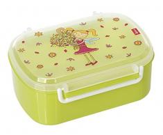 SIGIKID Fille, Boîte à Goûter avec Motifs Colorés, Fee Florentine, Vert, 24782
