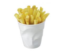 Revol rv636266 Blanc Tasse à déjeuner au design froissé Tasse 330 ml Blanc