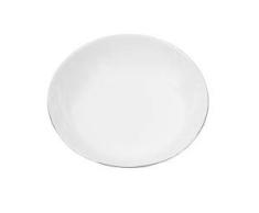 Assiette Calotte Ronde 21 cm en Porcelaine Forsythia