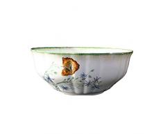 Faïencerie de Niderviller ~ Saladier Folies botaniques faïence