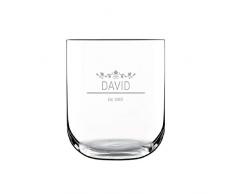 Verre à eau personnalisable - Luxueux verre à eau gravé avec prénom (1)