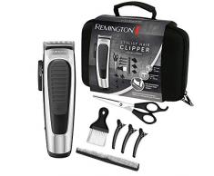 Remington HC450 Coffret Premium Tondeuse Cheveux Stylist, Lames Inox Auto-Affutées, 8 Guides de Coupe - 7pcs