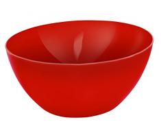Sundis 7179008 Caruba Saladier Taille L 8L, Plastique, Papaye-Rouge, 34 cm