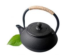 HwaGui Theiere en Fonte Japonaise avec Résistant à la Chaleur en Acier Inoxydable Infuseur The 600ml, 0.6l Bouilloire Saine