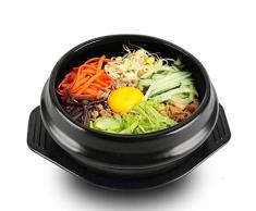 EgBert Coréen Dolsot Bol Grande Taille en Faïence Pot en Pierre Bibimbap Cuisson + Trivet Set Bol De Riz - 16