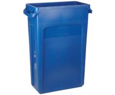Rubbermaid Réf 3540-07 Slim Jim Poubelle de tri sélectif avec aérations 558 x 279 x 762 mm 87 litres Bleu