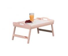 Zeller 24038 Plateau pour Petit-Déjeuner au lit en pit, 51 x 32 x 25 cm