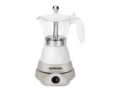 G3Ferrari G10028 Cafetière électrique Moka pour café/expresso, style italien (blanc)