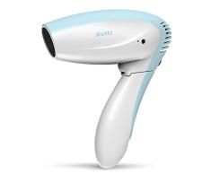 Sèche-Cheveux Sans Fil, MANLI Sèche-Cheveux de Voyage Sans Fil Pliable Rechargeable pour Enfants, Voyage, Barbecue, Peinture à lHuile, Salle de Sport (AIR FROID UNIQUEMENT)