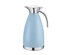 haosens 2 L Carafe isotherme en acier inoxydable Isolation sous vide Kaffeekanne thermoskanne Pot de café de 100% étanche, chaud et froid Dual utilisation (Bleu)