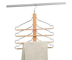 Zeller 17122 Cintre Multiple en Hetre / mÃ¨tal 40 x 41 cm