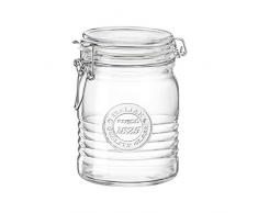 Bormioli Rocco Officina 1825 Verre Pot de Rangement avec Couvercle hermétique Clip - 750ml