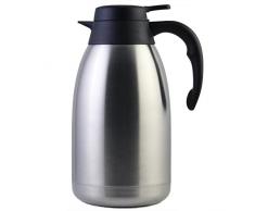 Cresimo - Pichet Isotherme à Double Paroi - Carafe à Café En Acier Inoxydable – Verseuse Thermique Qui Garde Les Boissons Chaudes Pendant 12 Heures Ou Froides Pendant 24 heures – Thermos de 2L