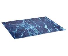 Clever Chef - Planche à découper en verre - antidérapante/solide - résiste aux chocs/taches - peut être mise au lave-vaisselle - marbré - 30,4 x 40 cm