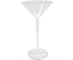 S 1 Vase élégant Coupe Martini Transparent en PVC de 46cm