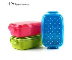 luosh Lunch Sandwich Box Bento Lunch Box for Children Picnic School Food Storage Container