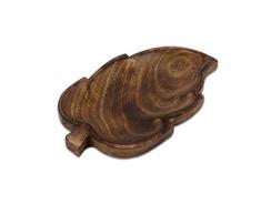 Magnifique cadeau de pendaison de crémaillère faite à la main en bois de manguier Plateau de service pour fruits, collations, fromage, salle à manger, accessoires de cuisine, vaisselle 25,4 x 15,2 cm