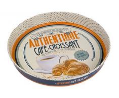 Natives - Plateau en métal rond Café Croissant