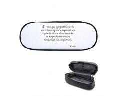 Trousse à crayons imprimée Yvain sympathisé avec un crémier citation Kaamelott