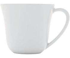 A di Alessi Ku Tasse à Café en Porcelaine - Blanc - Set de 4 Pièces