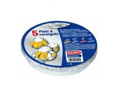 Plats en alu pour escargots x 5