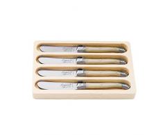 LAGUIOLE Style de Vie Couteau à Beurre Premium Line, 4 pièces, Perle