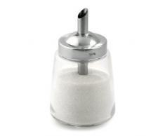 Weis 15053 Sucrier en verre de 200 ml en acier inoxydable