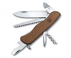 Victorinox adultes Forester Wood, 111 mm, Couteau de poche en bois de noyer, marron, taille unique