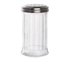 IB Laursen 0681-00 Sucrier avec trous, en verre/métal, Ø 7,5 cm, Hauteur 13,5 cm