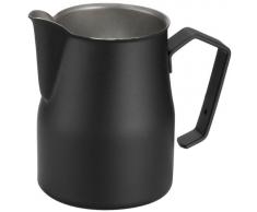 Motta 02550/00 Pichet à Lait moussant, Acier, Noir, Centimeters