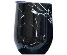 Pebble (Brew) de Happy Earth (Tasse de Voyage en Acier Inoxydable de Haute qualité à Double paroi de 350 ML avec Couvercle Anti-éclaboussures, sans BPA)