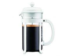 Bodum - 1908-913 - Java - Cafetière à Piston 8 Tasses - 1.0 L - Blanc Crème