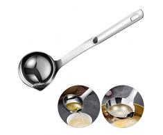 Kenyaw Cuillères À Sauce, Ustensiles De Cuisine en Acier Inoxydable, Louches, Lavables Au Lave-Vaisselle