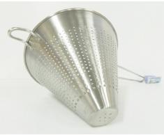 grande PASSOIRE CHINOIS CONIQUE 26cm métal cuisine tamiser, égoutter filtrer