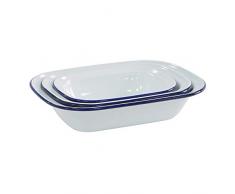 ProCook - Plat à Rôtir Traditionnel en Émail - Set 3 Pièces