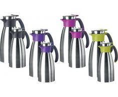 Emsa 508932 Soft Grip Pichet Isotherme Fermeture Quick Tip 1 Litre 100% hermétique Noir