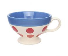 Déjeuner sur lherbe DH054101 Tasse Mini Jumbo, Faïence, Rouge, 12 x 12 x 7,5 cm