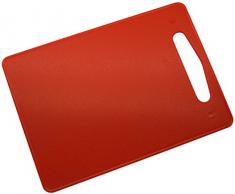 Fackelmann 39016 Planche à découper 34x24cm Rouge Plastique, 34 x 24 x 1 cm