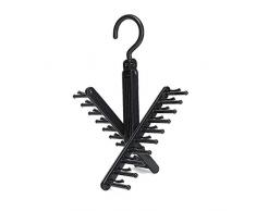 Aisence Support de Porte-Cravate Cross X 20, Rotation pour Ouvrir/Fermer l'attache de Cravate et de Ceinture, Organisateur permettant d'économiser de l'espace à 360 degrés et pivotant