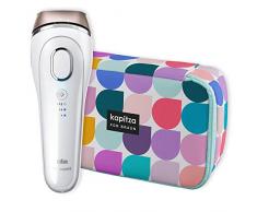 Braun Épilateur Lumière Pulsée Intense IPL Blanc/Bronze - Système d’Épilation Permanente