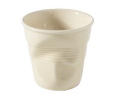 REVOL : Tasse Froissée Capuccino Couleur Vanille